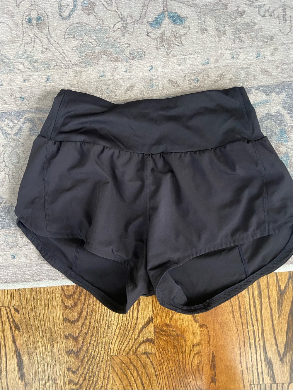 Amazon High Waisted Running Athletic Black Shorts Small
